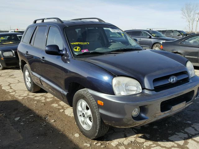 KM8SC73D85U893327 - 2005 HYUNDAI SANTA FE G BLUE photo 1