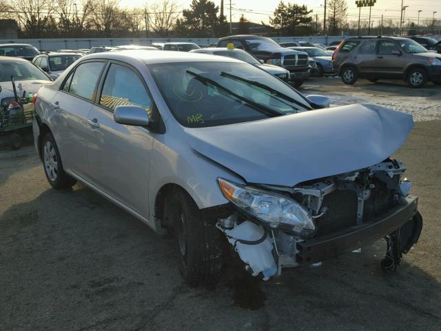 2T1BU4EE9CC812092 - 2012 TOYOTA COROLLA BA SILVER photo 1