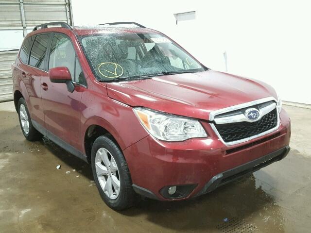 JF2SJAHCXGH458040 - 2016 SUBARU FORESTER 2 MAROON photo 1