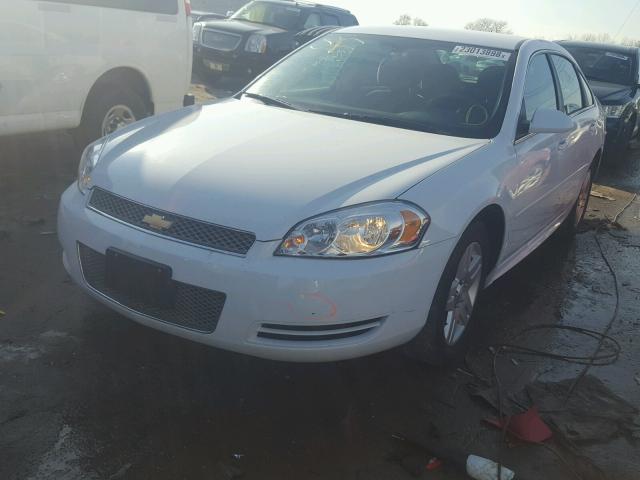 2G1WG5E30D1118803 - 2013 CHEVROLET IMPALA LT WHITE photo 2