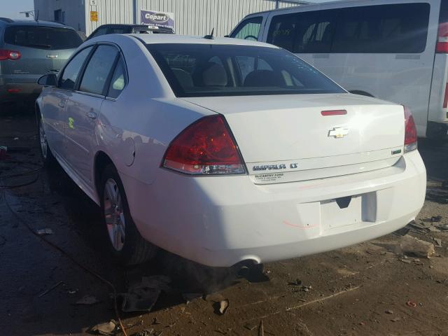 2G1WG5E30D1118803 - 2013 CHEVROLET IMPALA LT WHITE photo 3