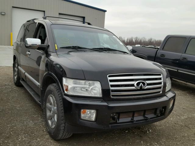 5N3AA08C06N806161 - 2006 INFINITI QX56 BLACK photo 1