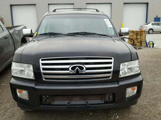 5N3AA08C06N806161 - 2006 INFINITI QX56 BLACK photo 7