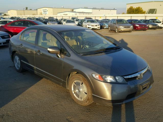 JHMFA36236S010311 - 2006 HONDA CIVIC HYBR GRAY photo 1