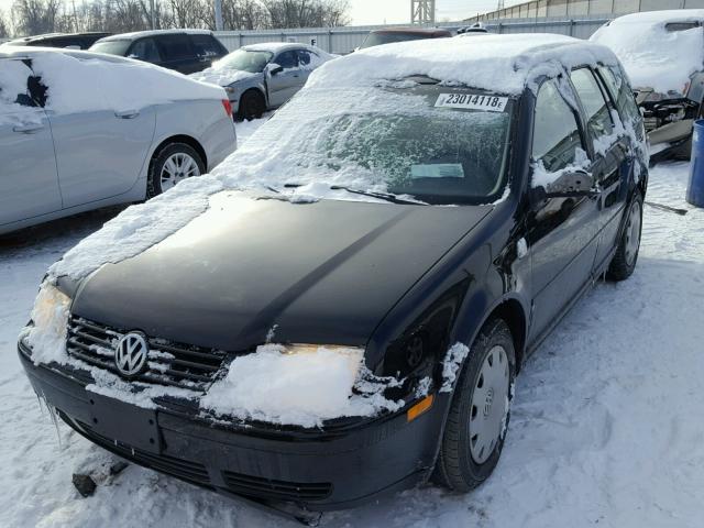 WVWSK61J21W628878 - 2001 VOLKSWAGEN JETTA GLS BLACK photo 2