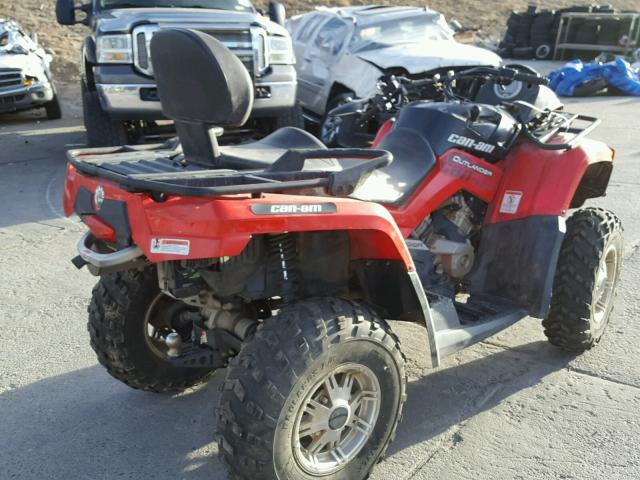 3JBEMHN18AJ000034 - 2010 CAN-AM OUTLANDER RED photo 4