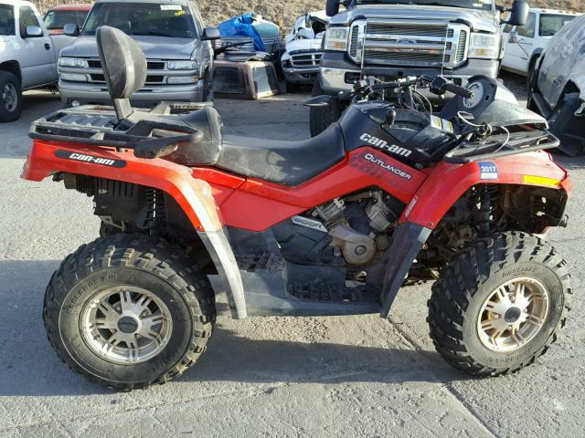 3JBEMHN18AJ000034 - 2010 CAN-AM OUTLANDER RED photo 5