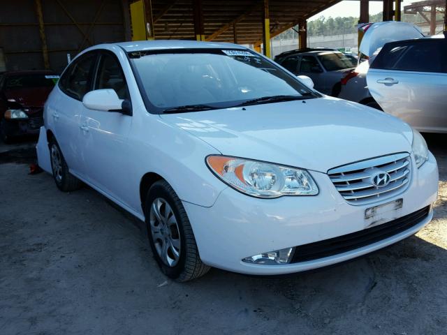 KMHDU4AD6AU852616 - 2010 HYUNDAI ELANTRA BL WHITE photo 1