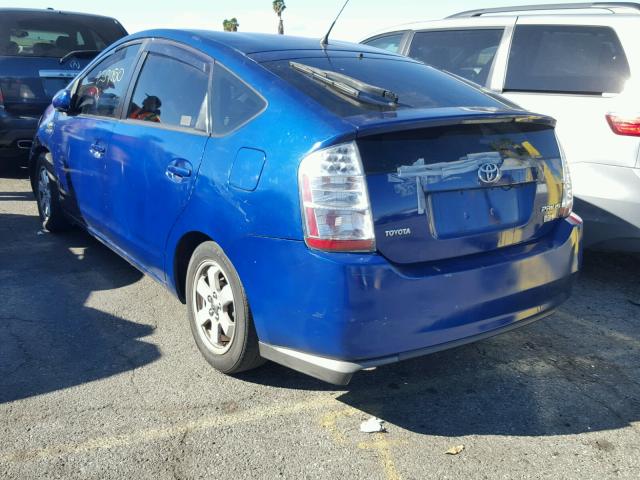 JTDKB20U187716880 - 2008 TOYOTA PRIUS BLUE photo 3