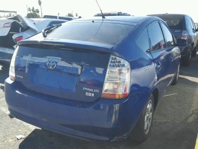 JTDKB20U187716880 - 2008 TOYOTA PRIUS BLUE photo 4