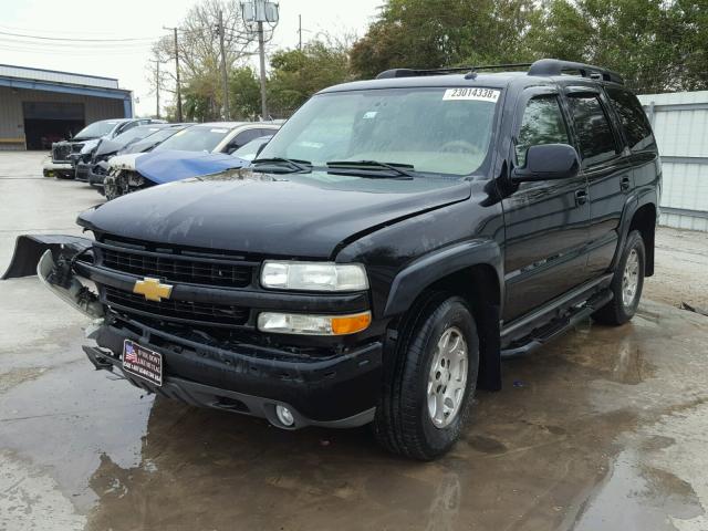 1GNEK13Z24R300972 - 2004 CHEVROLET TAHOE K150 BLACK photo 2