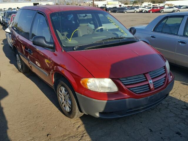 1D4GP25R36B660496 - 2006 DODGE CARAVAN SE RED photo 1