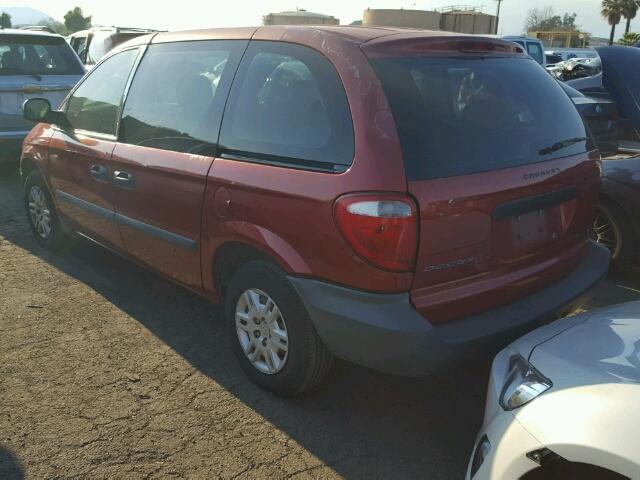 1D4GP25R36B660496 - 2006 DODGE CARAVAN SE RED photo 3