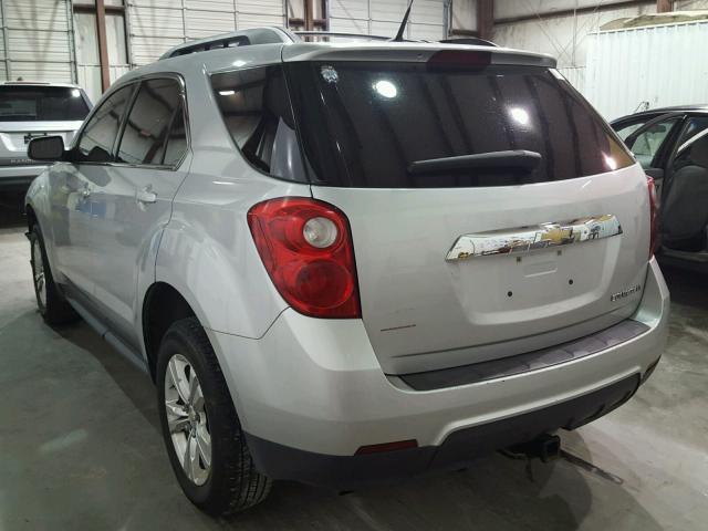 2CNALDEC1B6310556 - 2011 CHEVROLET EQUINOX LT SILVER photo 3