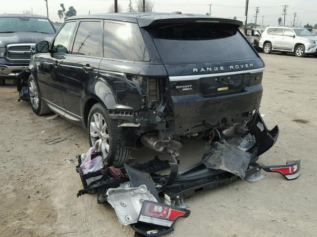 SALWR2VF6EA304078 - 2014 LAND ROVER RANGE ROVE BLACK photo 3