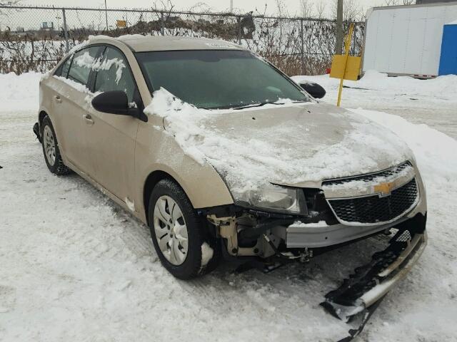 1G1PC5SH7C7156904 - 2012 CHEVROLET CRUZE LS GOLD photo 1