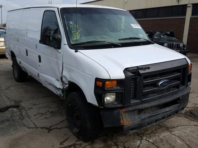 1FTSS3EL8DDA63319 - 2013 FORD ECONOLINE WHITE photo 1