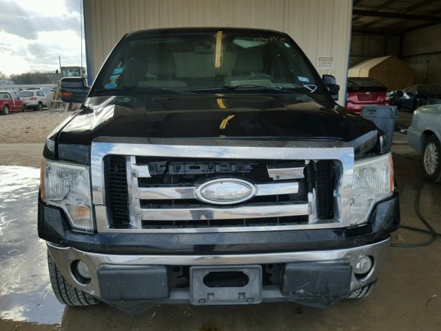 1FTRW12809FB06053 - 2009 FORD F150 SUPER BLACK photo 9