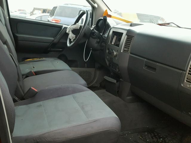 1N6AA07A54N571490 - 2004 NISSAN TITAN XE MAROON photo 5