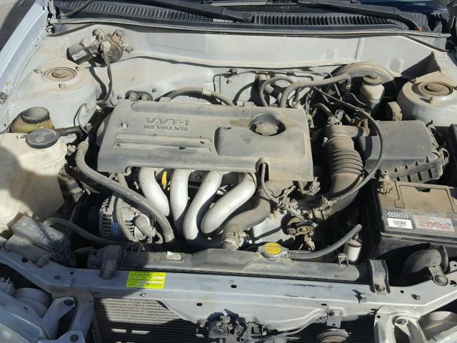 1NXBR12E11Z512367 - 2001 TOYOTA COROLLA CE SILVER photo 7