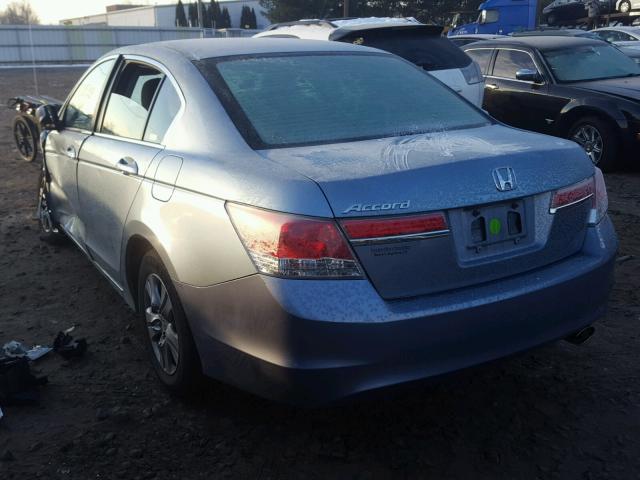 1HGCP2F49BA111191 - 2011 HONDA ACCORD LXP BLUE photo 3