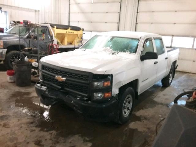 3GCUKPEH6EG277015 - 2014 CHEVROLET SILVERADO WHITE photo 2