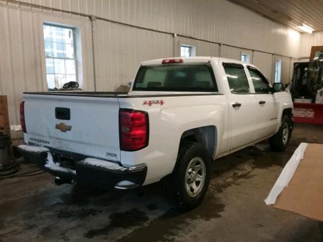 3GCUKPEH6EG277015 - 2014 CHEVROLET SILVERADO WHITE photo 4