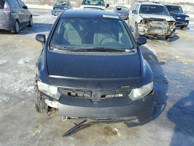 1HGFA15306L802573 - 2006 HONDA CIVIC DX BLACK photo 9