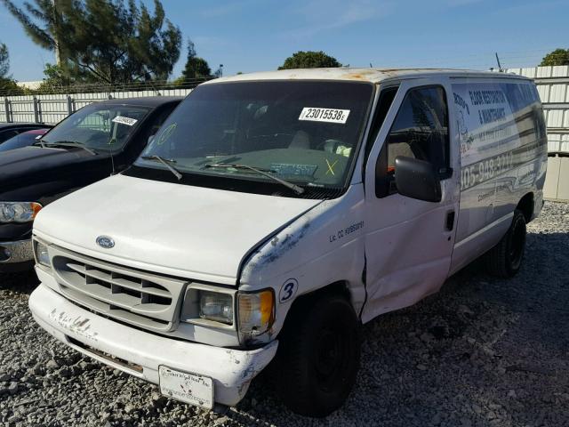 1FTRE1423WHA02829 - 1998 FORD ECONOLINE WHITE photo 2