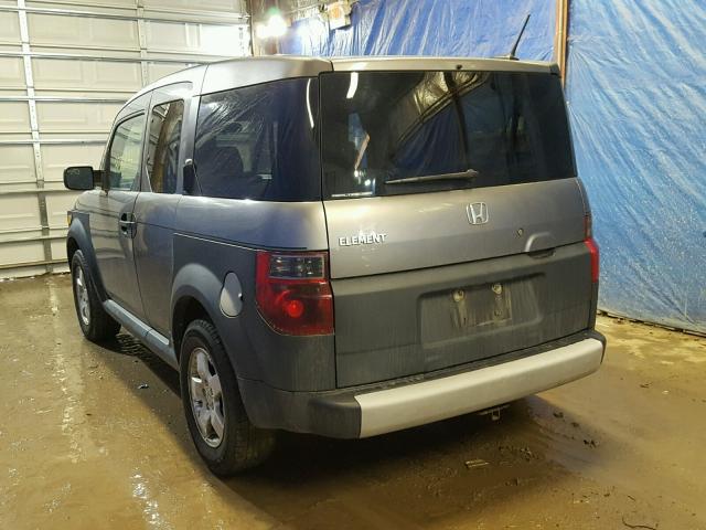 5J6YH28615L001528 - 2005 HONDA ELEMENT EX GRAY photo 3