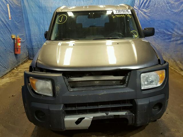 5J6YH28615L001528 - 2005 HONDA ELEMENT EX GRAY photo 9