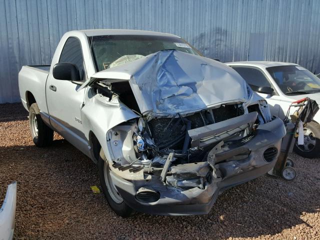 1D7HA16K28J113992 - 2008 DODGE RAM 1500 S GRAY photo 1