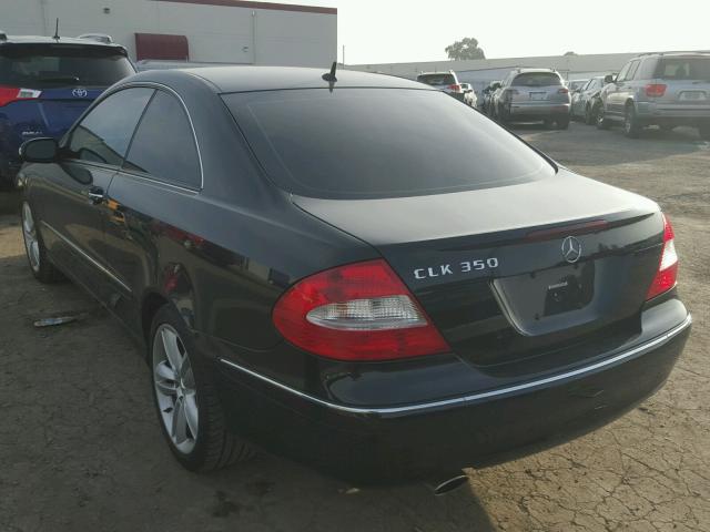 WDBTJ56H47F215861 - 2007 MERCEDES-BENZ CLK 350 BLACK photo 3