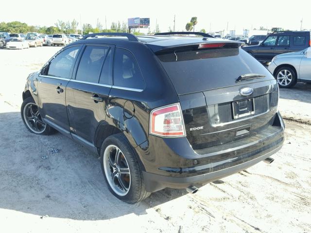 2FMDK39C68BA71638 - 2008 FORD EDGE LIMIT BLACK photo 3