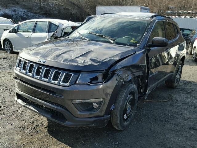 3C4NJDBB1HT672172 - 2017 JEEP COMPASS LA GRAY photo 2