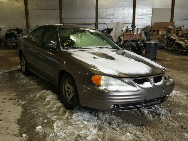 1G2NF52E52M652994 - 2002 PONTIAC GRAND AM S BROWN photo 1