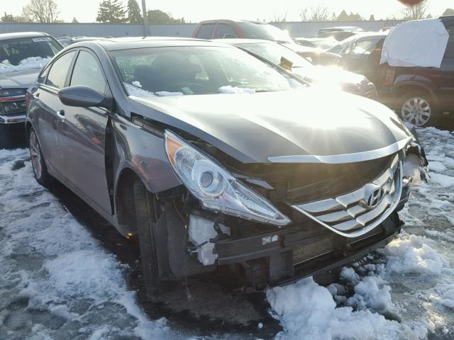 5NPEC4AC8DH632394 - 2013 HYUNDAI SONATA SE GRAY photo 1