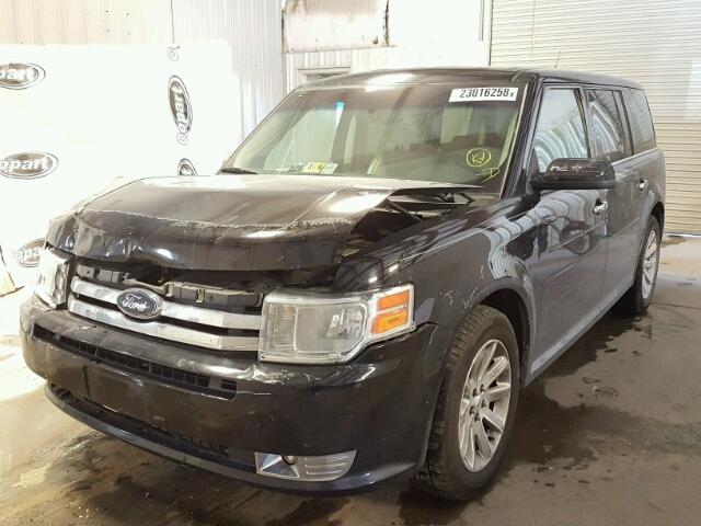 2FMDK52C19BA18627 - 2009 FORD FLEX SEL BLACK photo 2