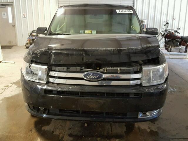 2FMDK52C19BA18627 - 2009 FORD FLEX SEL Սև լուսանկար 9