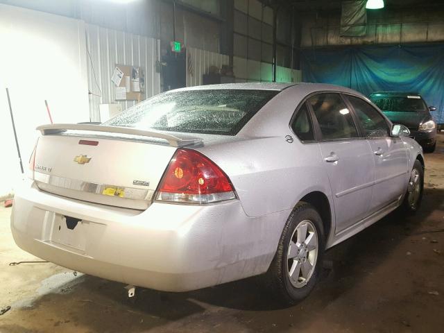 2G1WT57KX91155512 - 2009 CHEVROLET IMPALA 1LT SILVER photo 4