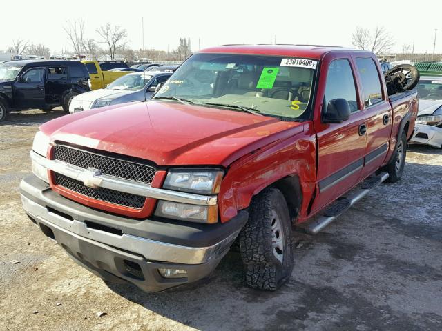 2GCEK13TX51249610 - 2005 CHEVROLET SILVERADO RED photo 2