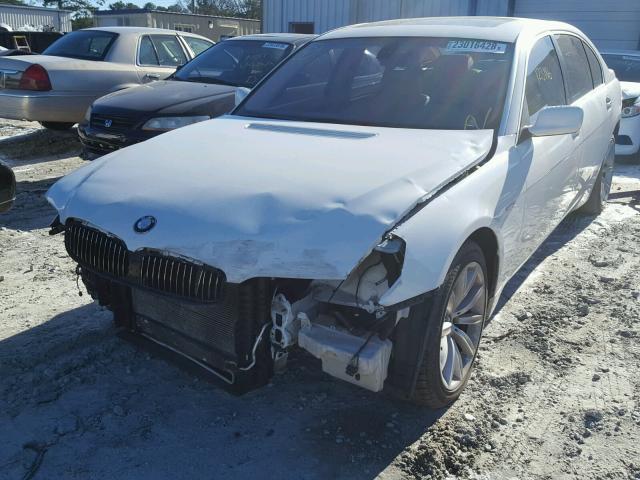 WBAGN63505DS58574 - 2005 BMW 745 LI WHITE photo 2