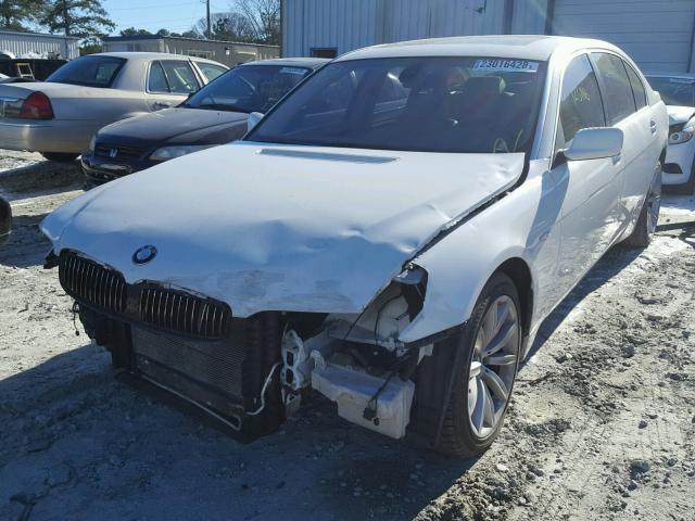 WBAGN63505DS58574 - 2005 BMW 745 LI WHITE photo 9