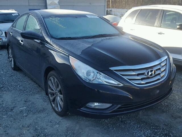 5NPEC4AB0DH531664 - 2013 HYUNDAI SONATA SE BLACK photo 1