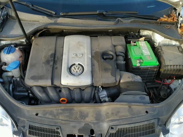 3VWRZ71K19M045851 - 2009 VOLKSWAGEN JETTA SE SILVER photo 7