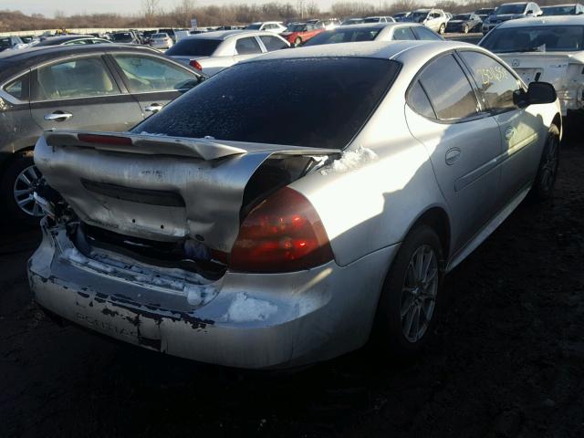 2G2WP522641154082 - 2004 PONTIAC GRAND PRIX SILVER photo 4