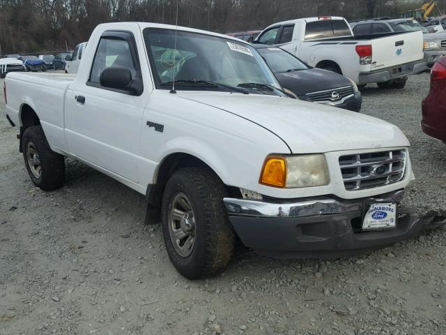 1FTYR10D32PB19625 - 2002 FORD RANGER WHITE photo 1