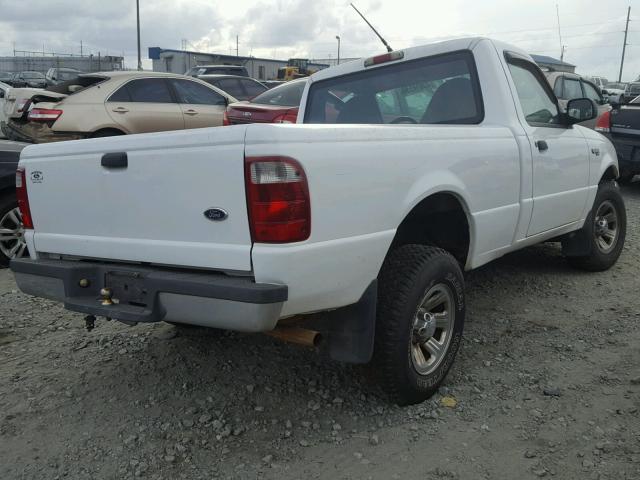 1FTYR10D32PB19625 - 2002 FORD RANGER WHITE photo 4