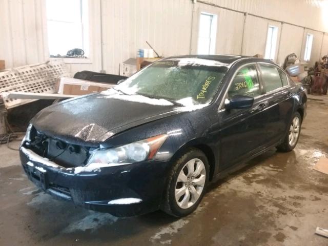 1HGCP26898A074011 - 2008 HONDA ACCORD EXL BLUE photo 2