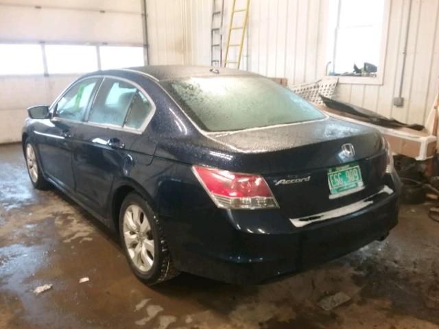 1HGCP26898A074011 - 2008 HONDA ACCORD EXL BLUE photo 3